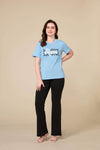 Mama Long-Staple Cotton Nursing T-Shirt