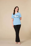 Mama Long-Staple Cotton Nursing T-Shirt