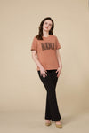 Distressed Mama Long-Staple Cotton Nursing T-Shirt