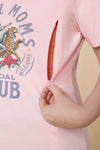 Feral Moms Social Club Long-Staple Cotton Nursing T-Shirt