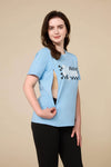 Mama Long-Staple Cotton Nursing T-Shirt