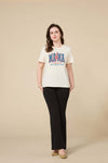 4th Of July Mama Long-Staple Cotton Nursing T-Shirt