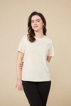 Organic Long-Staple Cotton Nursing T-Shirt-Apricot