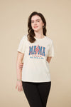 4th Of July Mama Long-Staple Cotton Nursing T-Shirt