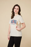 4th Of July Mama Long-Staple Cotton Nursing T-Shirt