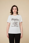 Funny Raccoon Long-Staple Cotton Nursing T-Shirt