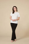 Organic Long-Staple Cotton Nursing T-Shirt-White
