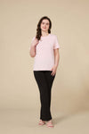 Organic Long-Staple Cotton Nursing T-Shirt-Pink