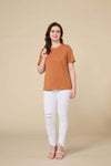 Organic Long-Staple Cotton Nursing T-Shirt-Bran