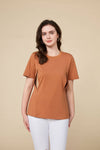 Organic Long-Staple Cotton Nursing T-Shirt-Bran