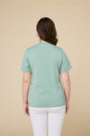 Organic Long-Staple Cotton Nursing T-Shirt-Green