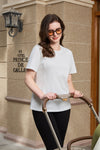 CoolEase™ Cooling Nursing T-Shirt-White