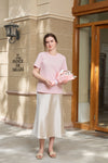 Organic Long-Staple Cotton Nursing T-Shirt-Pink